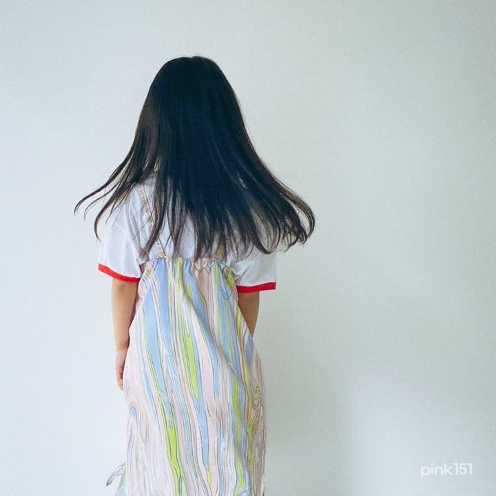 PINK151 - Korean Children Fashion - #Kfashion4kids - Marbling String One-piece - 11