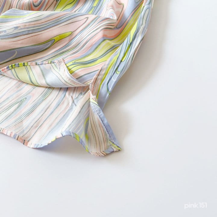 PINK151 - Korean Children Fashion - #Kfashion4kids - Marbling String One-piece - 3