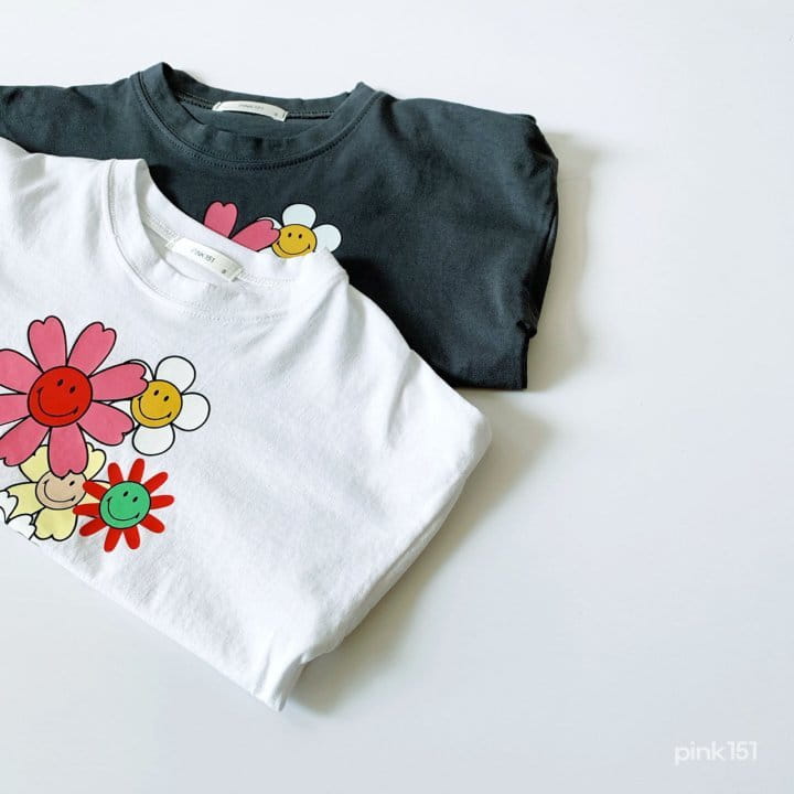 PINK151 - Korean Children Fashion - #Kfashion4kids - Smile Flower Tee - 2