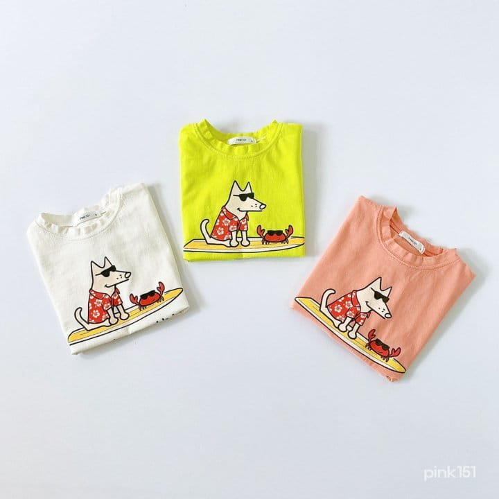 PINK151 - Korean Children Fashion - #Kfashion4kids - Dog and Crab Tee - 7