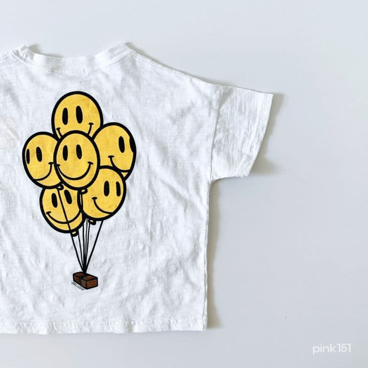 PINK151 - Korean Children Fashion - #Kfashion4kids - Balloon Smile Tee - 6