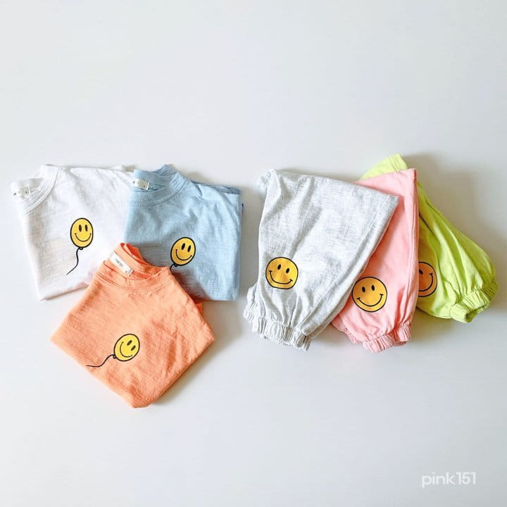 PINK151 - Korean Children Fashion - #Kfashion4kids - Balloon Smile Tee - 8