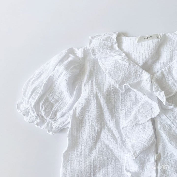 PINK151 - Korean Children Fashion - #Kfashion4kids - Frill Blouse - 2