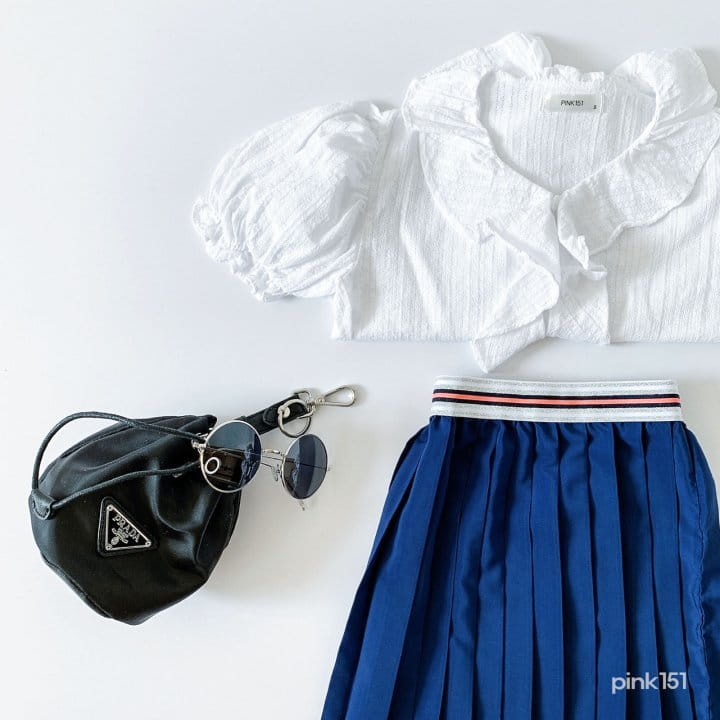 PINK151 - Korean Children Fashion - #Kfashion4kids - Frill Blouse - 6