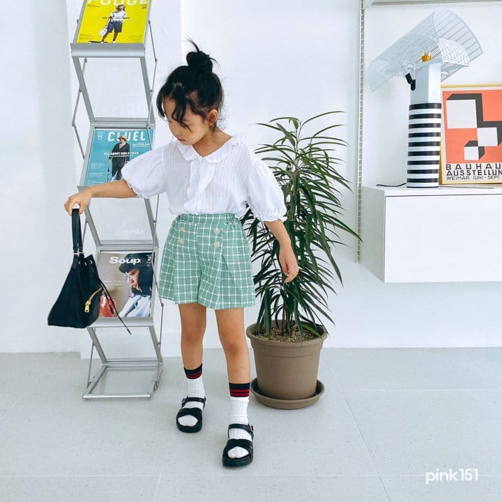 PINK151 - Korean Children Fashion - #Kfashion4kids - Frill Blouse - 9