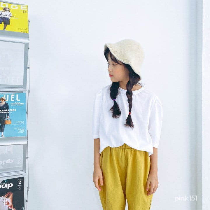 PINK151 - Korean Children Fashion - #Kfashion4kids - Shoulder Puff Tee - 12