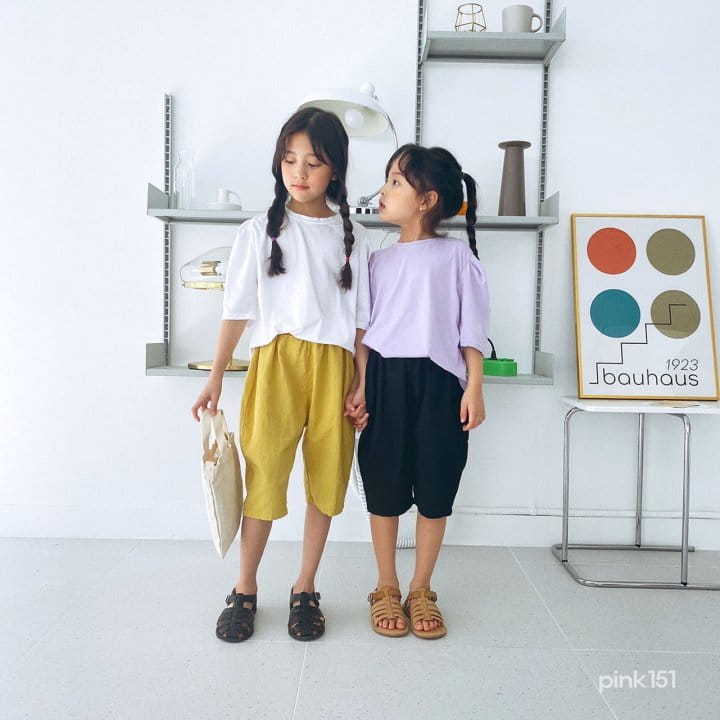 PINK151 - Korean Children Fashion - #Kfashion4kids - Shoulder Puff Tee - 7