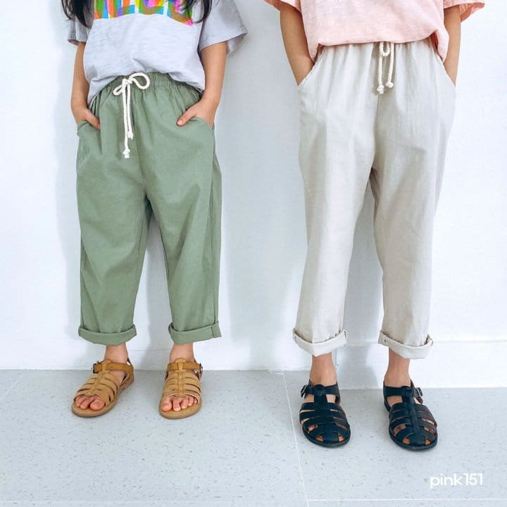 PINK151 - Korean Children Fashion - #Kfashion4kids - Comfortable Linen Pants - 6