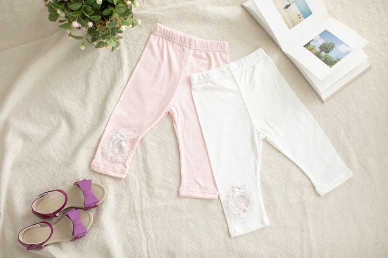 PUDDING - Korean Children Fashion - #Kfashion4kids - Ribbon Leggings