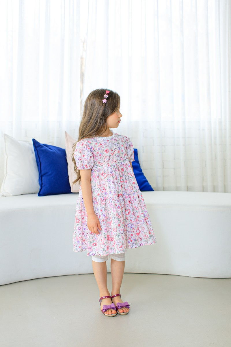 PUDDING - Korean Children Fashion - #Kfashion4kids - Flowrt One-piece - 10