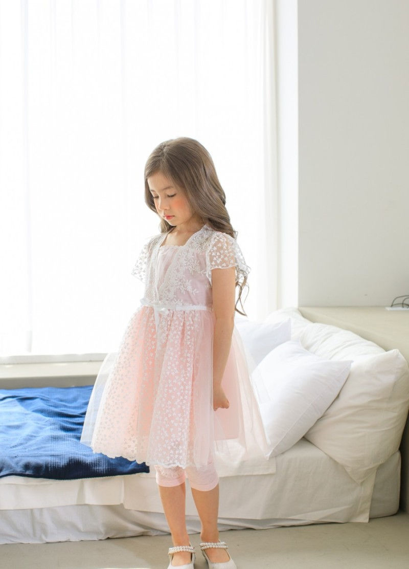 PUDDING - Korean Children Fashion - #Kfashion4kids - Embroidery One-piece - 10