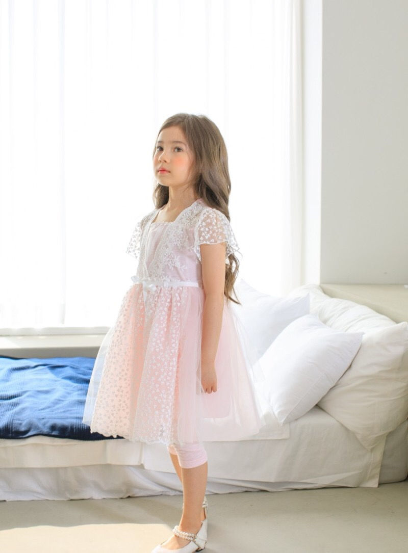 PUDDING - Korean Children Fashion - #Kfashion4kids - Embroidery One-piece - 11