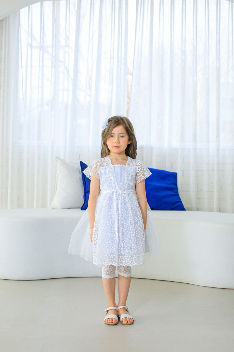 PUDDING - Korean Children Fashion - #Kfashion4kids - Embroidery One-piece - 2