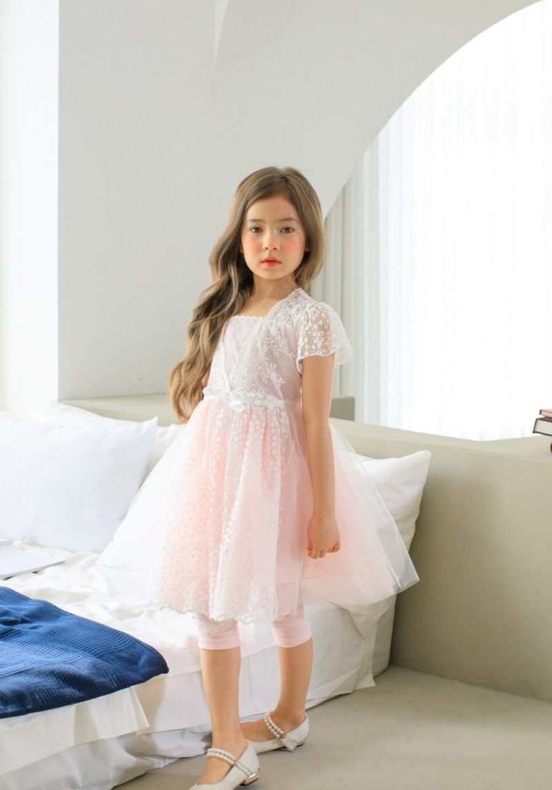 PUDDING - Korean Children Fashion - #Kfashion4kids - Embroidery One-piece - 7
