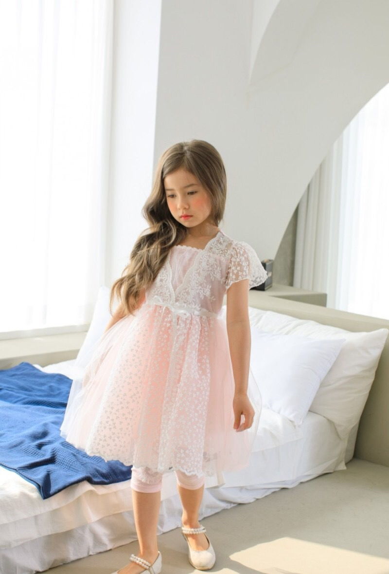 PUDDING - Korean Children Fashion - #Kfashion4kids - Embroidery One-piece - 8