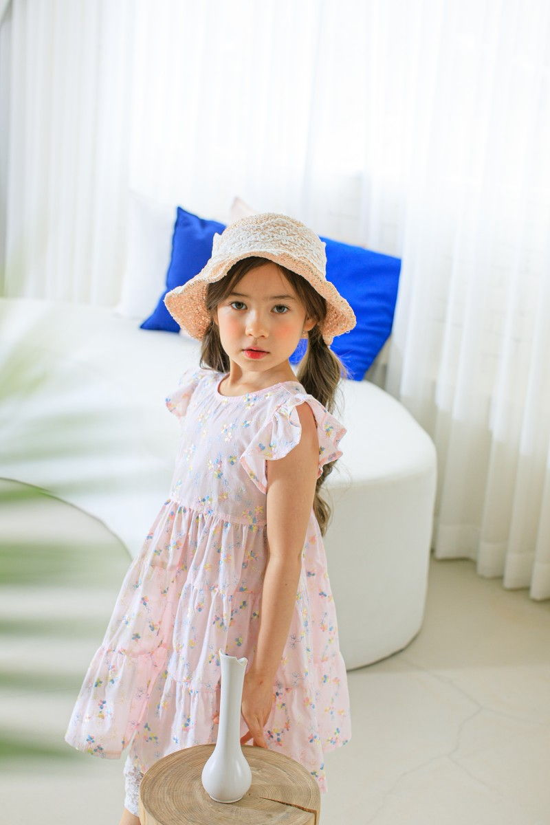 PUDDING - Korean Children Fashion - #Kfashion4kids - Embroidery Painting One-piece - 10