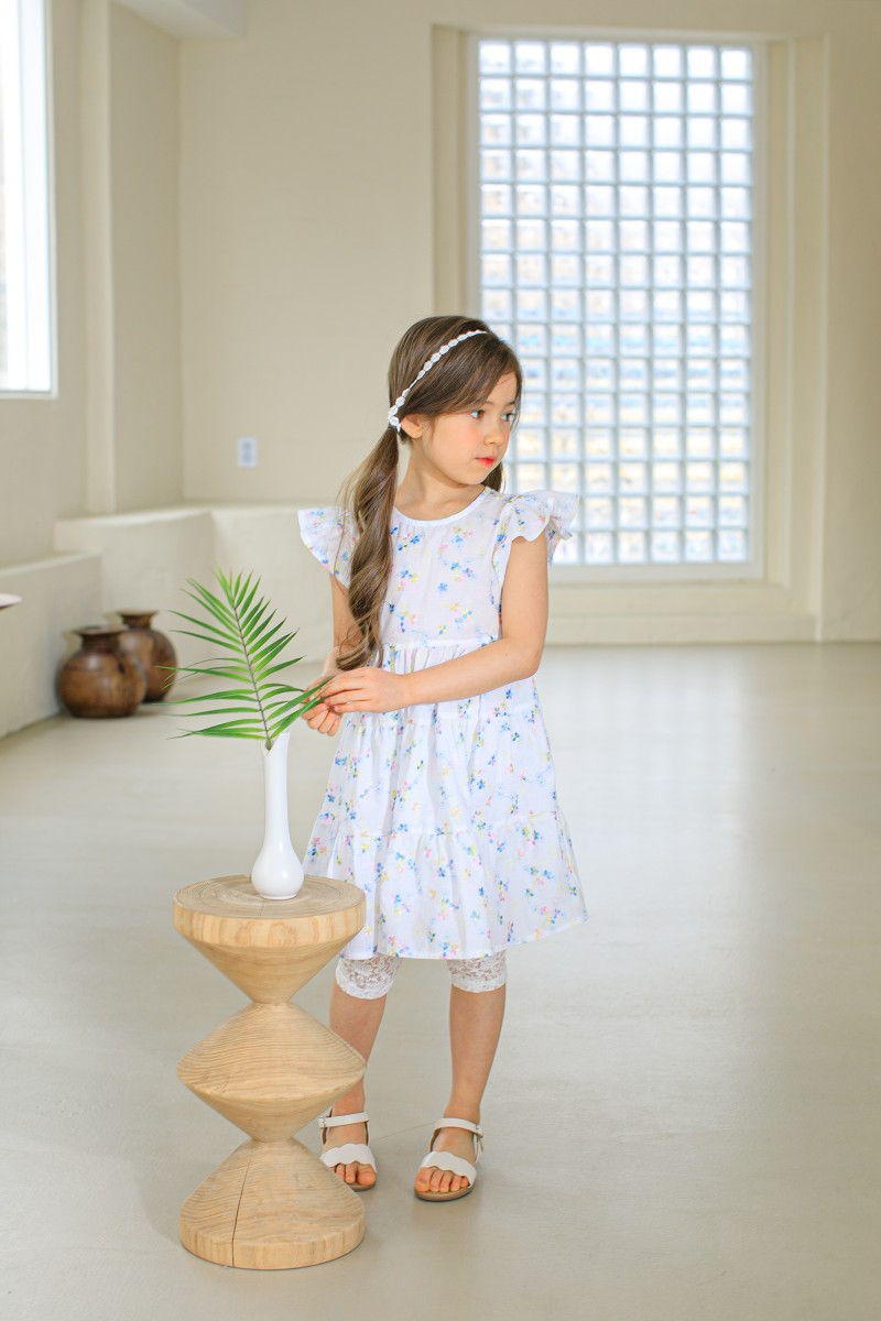 PUDDING - Korean Children Fashion - #Kfashion4kids - Embroidery Painting One-piece - 2