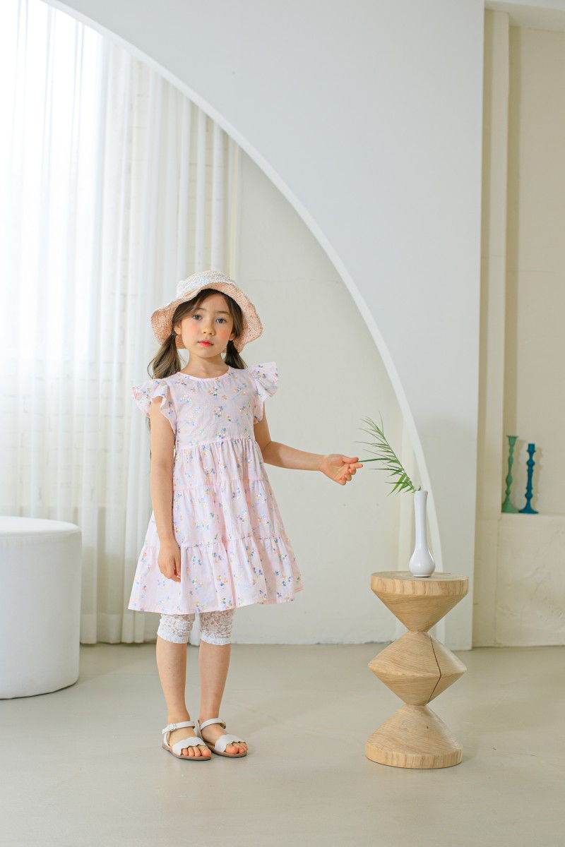 PUDDING - Korean Children Fashion - #Kfashion4kids - Embroidery Painting One-piece - 8