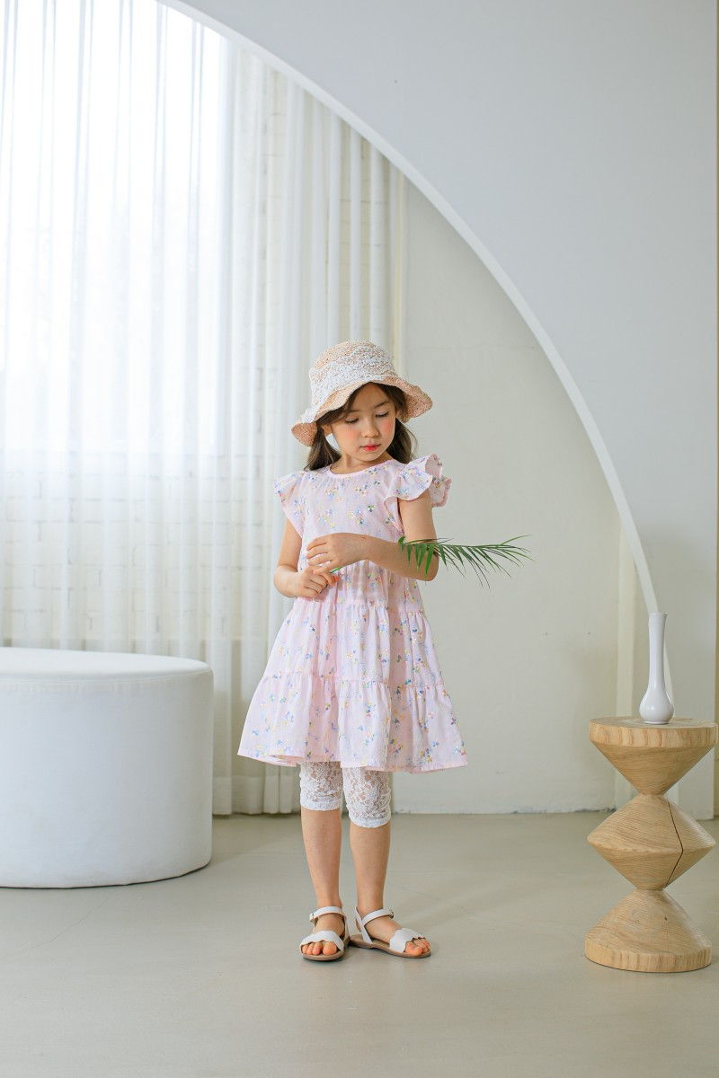 PUDDING - Korean Children Fashion - #Kfashion4kids - Embroidery Painting One-piece - 9