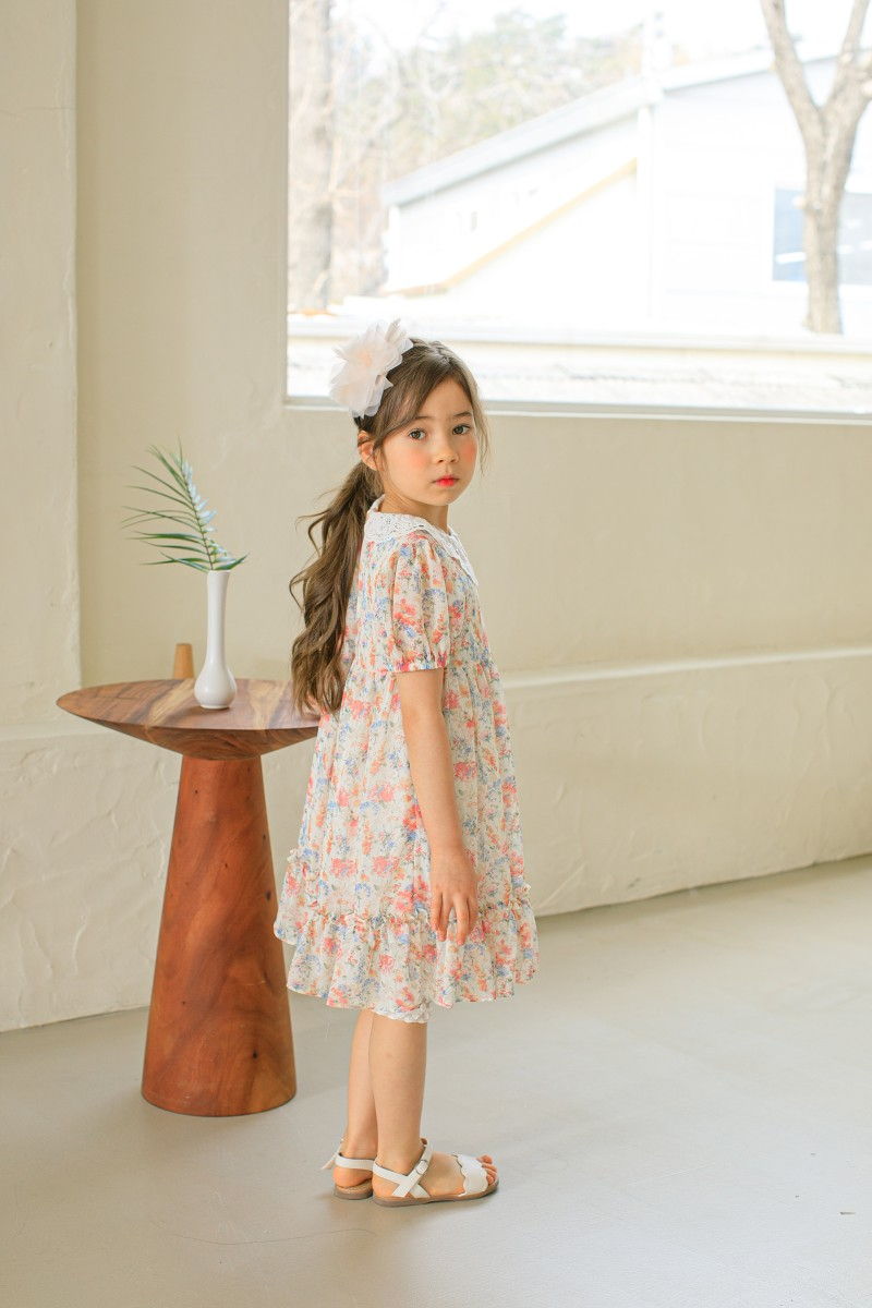 PUDDING - Korean Children Fashion - #Kfashion4kids - Chiffon One-piece - 11