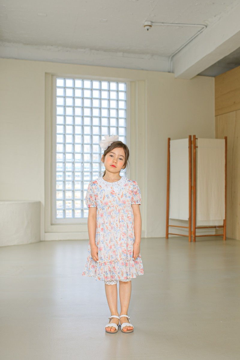 PUDDING - Korean Children Fashion - #Kfashion4kids - Chiffon One-piece - 7