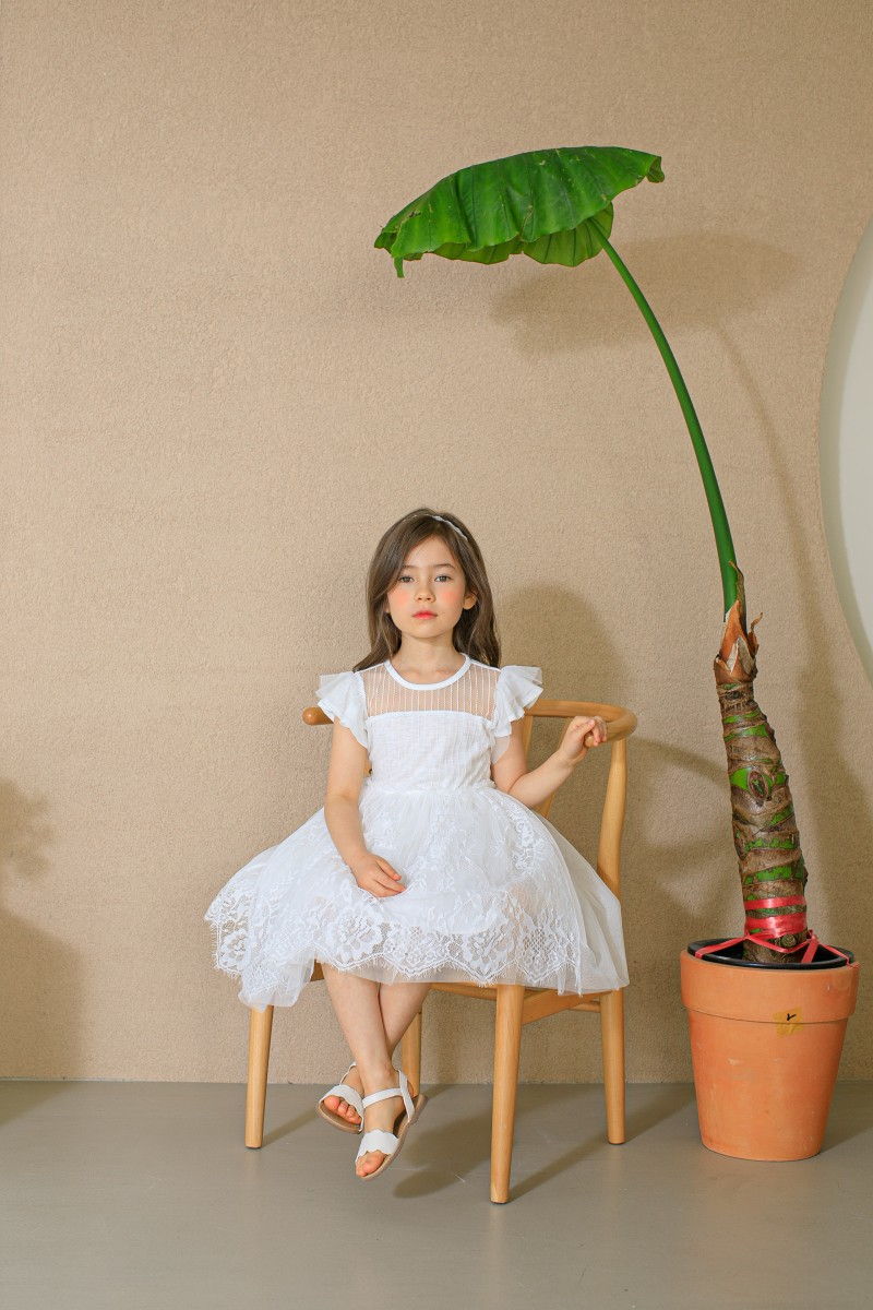 PUDDING - Korean Children Fashion - #Kfashion4kids - Russell One-piece - 4