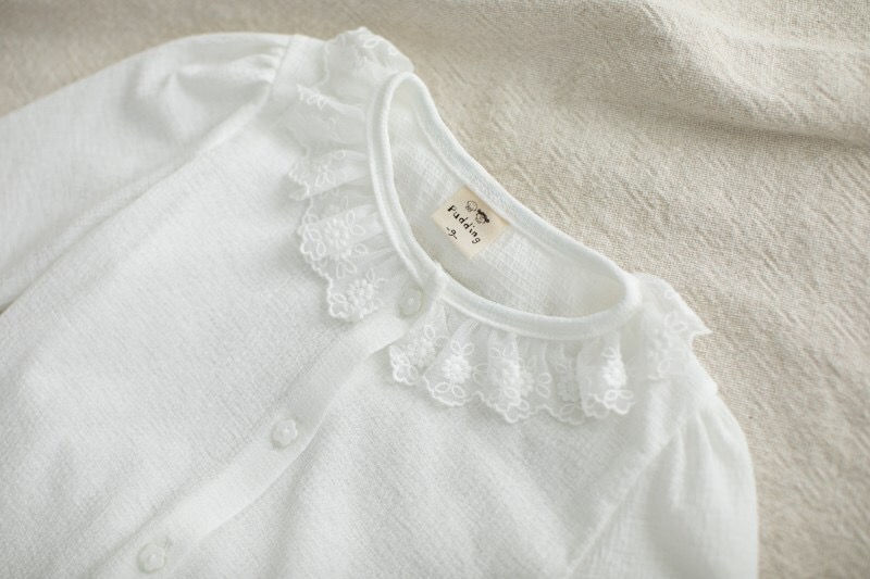 PUDDING - Korean Children Fashion - #Kfashion4kids - Lace Cardigan - 5