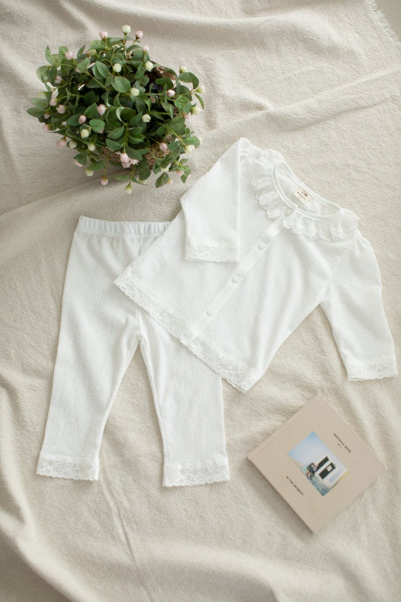 PUDDING - Korean Children Fashion - #Kfashion4kids - Lace Cardigan - 6