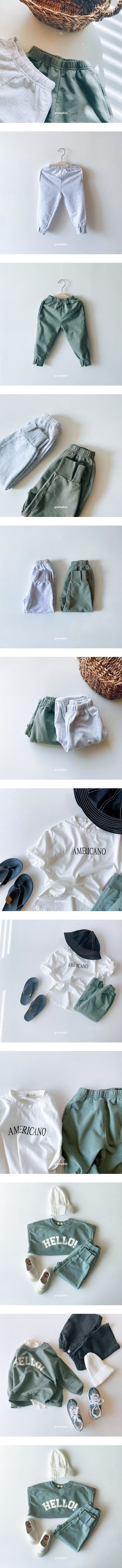 PUMPKIN - Korean Children Fashion - #Kfashion4kids - Slit Jogger Pants