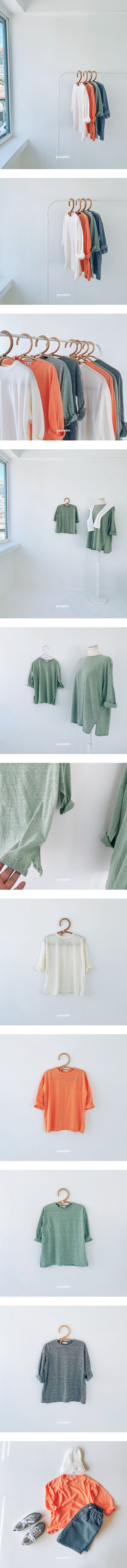 PUMPKIN - Korean Children Fashion - #Kfashion4kids - Everyday Layered Long Tee with Mom