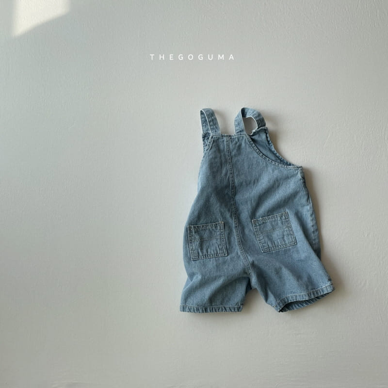 SHINSEAGE KIDS - Korean Children Fashion - #Kfashion4kids - Bang Bang Dungarees Denim Pants - 3