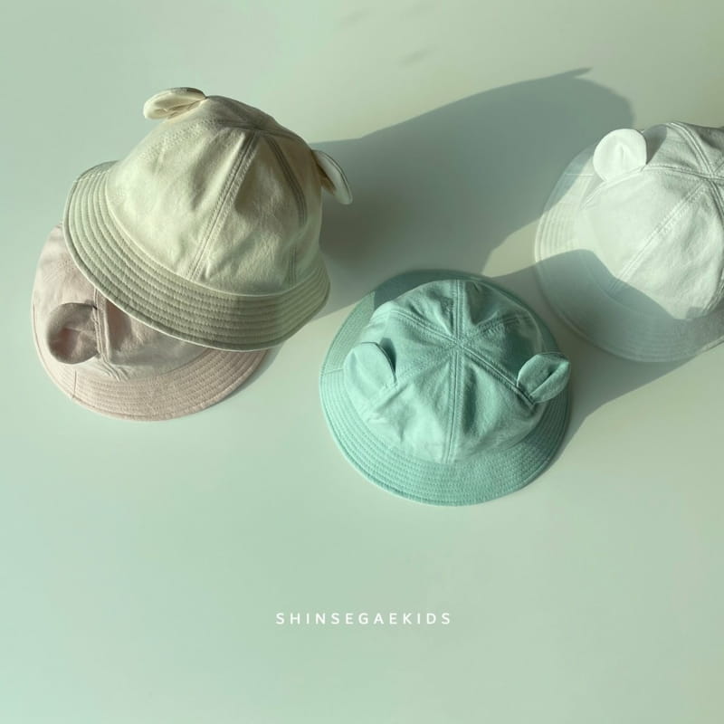 SHINSEAGE KIDS - Korean Children Fashion - #Kfashion4kids - Bear Ears Bucket Hat