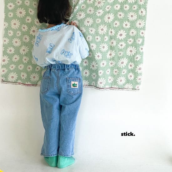 STICK - Korean Children Fashion - #Kfashion4kids - Namsan Denim Pants - 4