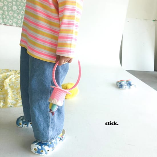 STICK - Korean Children Fashion - #Kfashion4kids - Namsan Denim Pants - 7