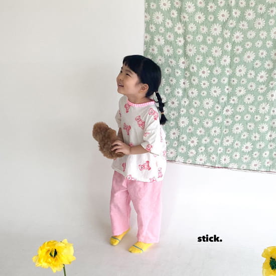 STICK - Korean Children Fashion - #Kfashion4kids - My Friend Washing Short Sleeve Tee - 4