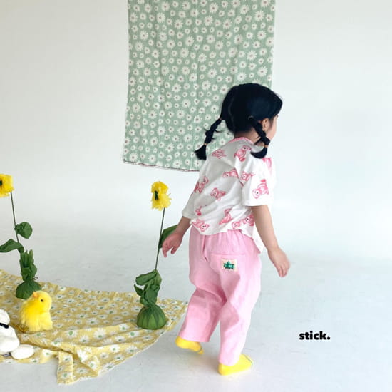 STICK - Korean Children Fashion - #Kfashion4kids - My Friend Washing Short Sleeve Tee - 5