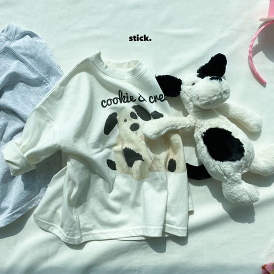 STICK - Korean Children Fashion - #Kfashion4kids - Puppy Boxy Tee
