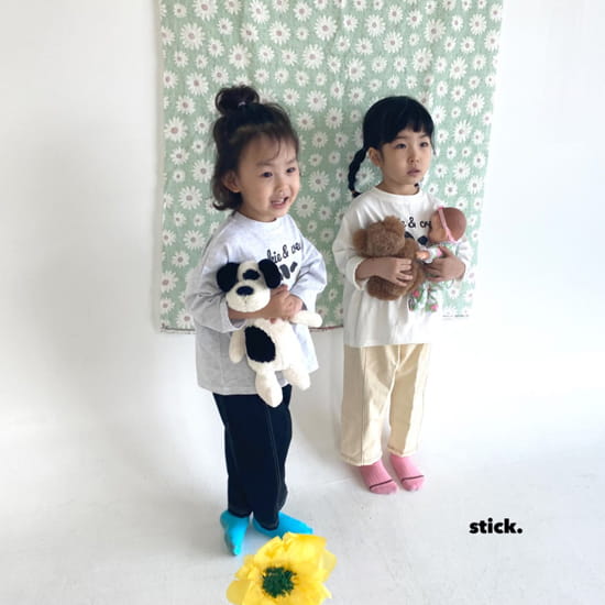 STICK - Korean Children Fashion - #Kfashion4kids - Puppy Boxy Tee - 3