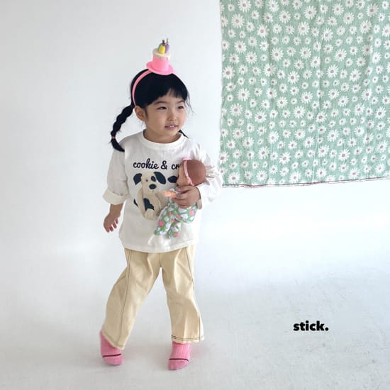 STICK - Korean Children Fashion - #Kfashion4kids - Puppy Boxy Tee - 5