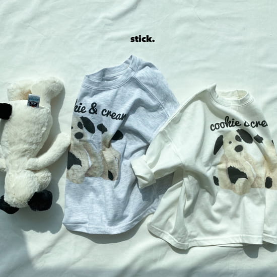 STICK - Korean Children Fashion - #Kfashion4kids - Puppy Boxy Tee - 9