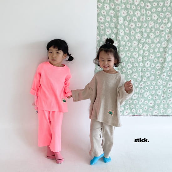 STICK - Korean Children Fashion - #Kfashion4kids - Waffle Day Boxy Tee - 2