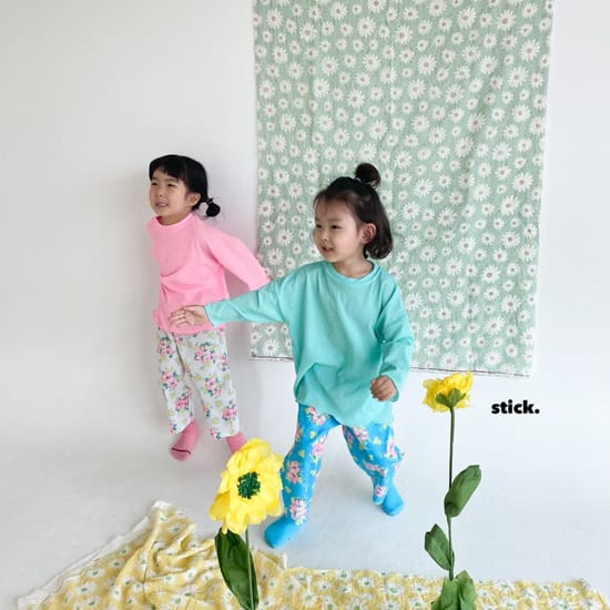 STICK - Korean Children Fashion - #Kfashion4kids - Flower Loose Drawers