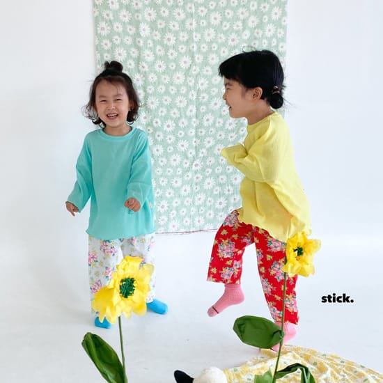 STICK - Korean Children Fashion - #Kfashion4kids - Flower Loose Drawers - 2