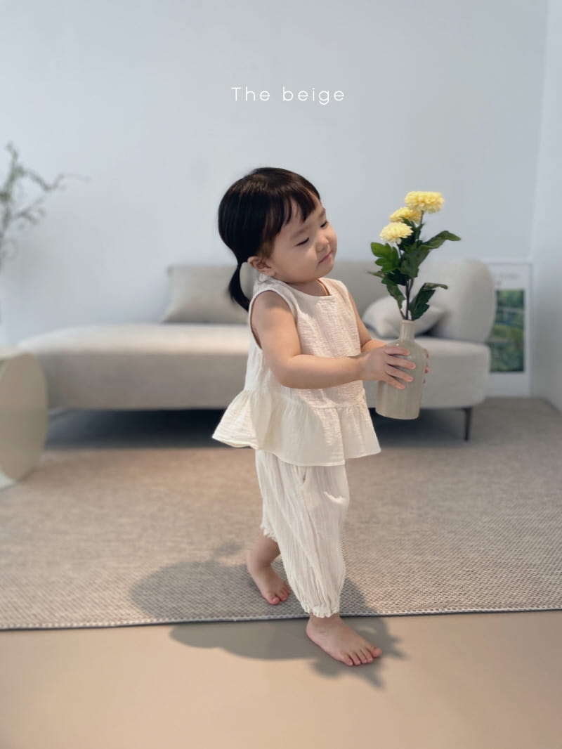 THE BEIGE - Korean Children Fashion - #Kfashion4kids - Gril Loom Top Bottom Set