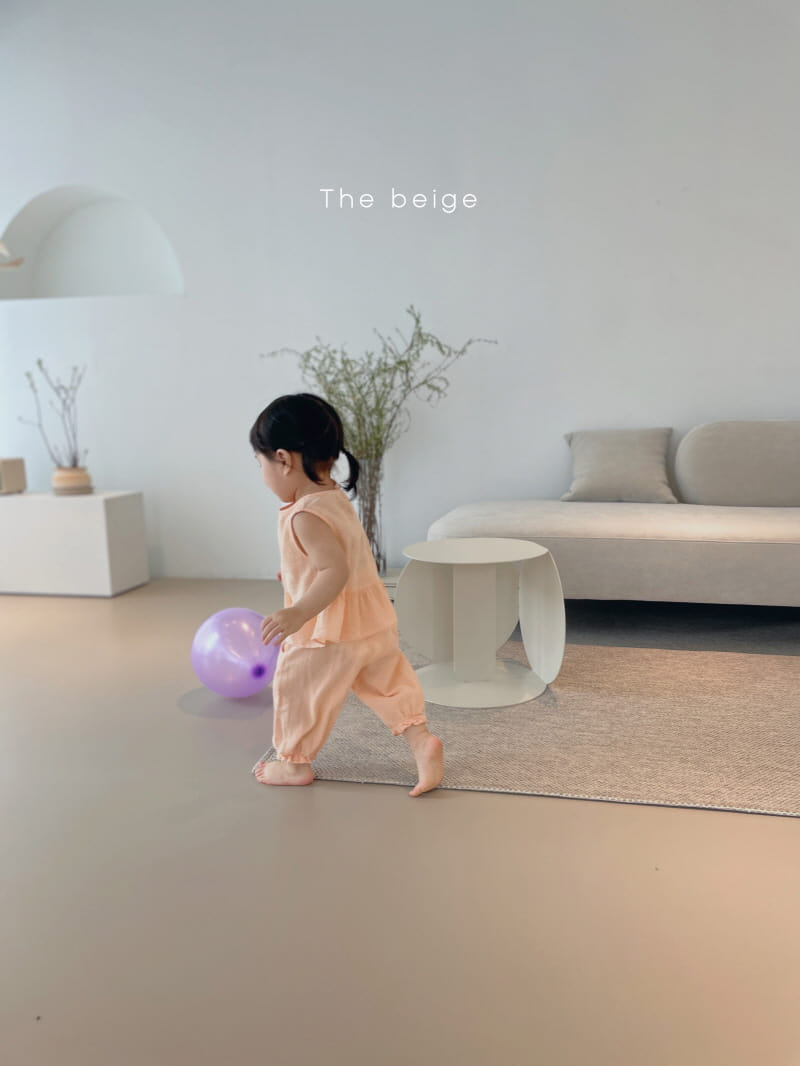 THE BEIGE - Korean Children Fashion - #Kfashion4kids - Gril Loom Top Bottom Set - 4