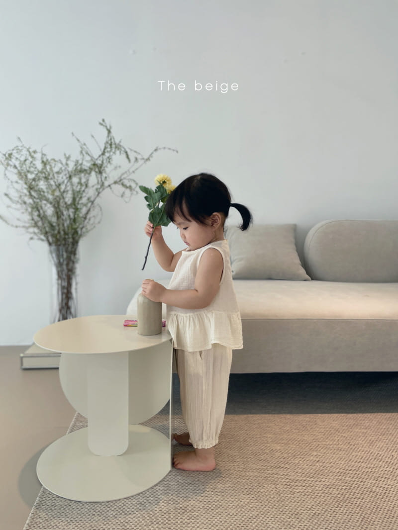 THE BEIGE - Korean Children Fashion - #Kfashion4kids - Gril Loom Top Bottom Set - 6