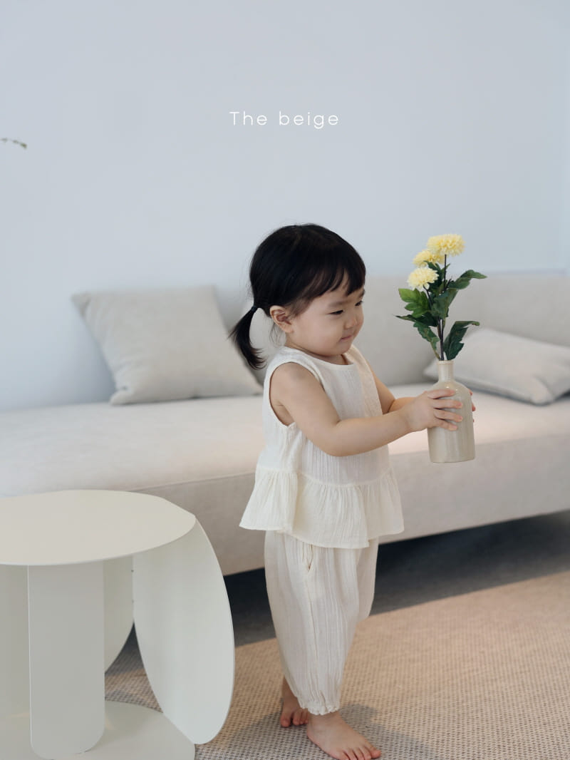 THE BEIGE - Korean Children Fashion - #Kfashion4kids - Gril Loom Top Bottom Set - 8