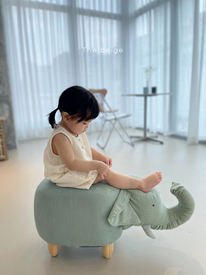 THE BEIGE - Korean Children Fashion - #Kfashion4kids - Sleeveless Pumkin Top Bottom Set - 2