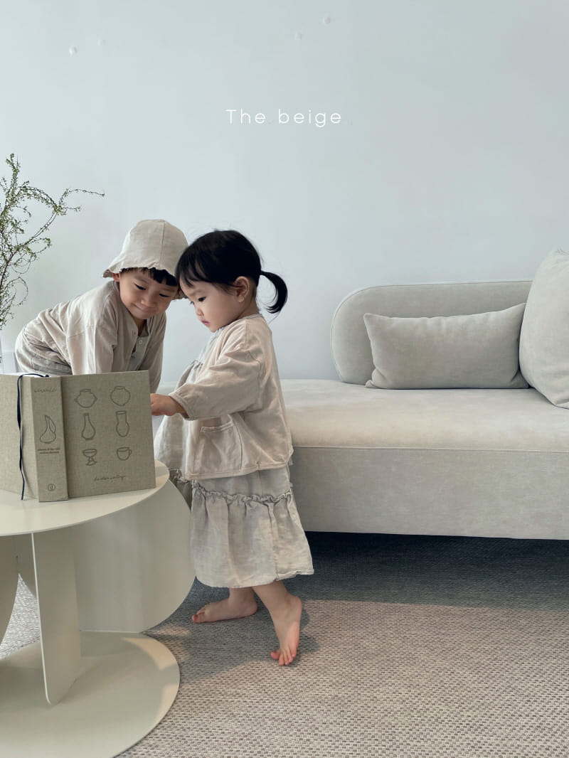 THE BEIGE - Korean Children Fashion - #Kfashion4kids - Linen Cardigan - 3