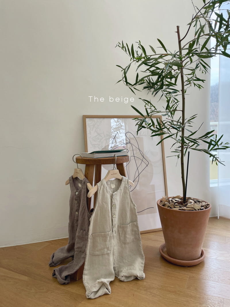 THE BEIGE - Korean Children Fashion - #Kfashion4kids - Linen Jumpsuit - 2